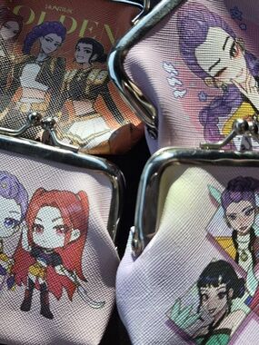 Purple Cartoon Character Coin Purse - Women Bags